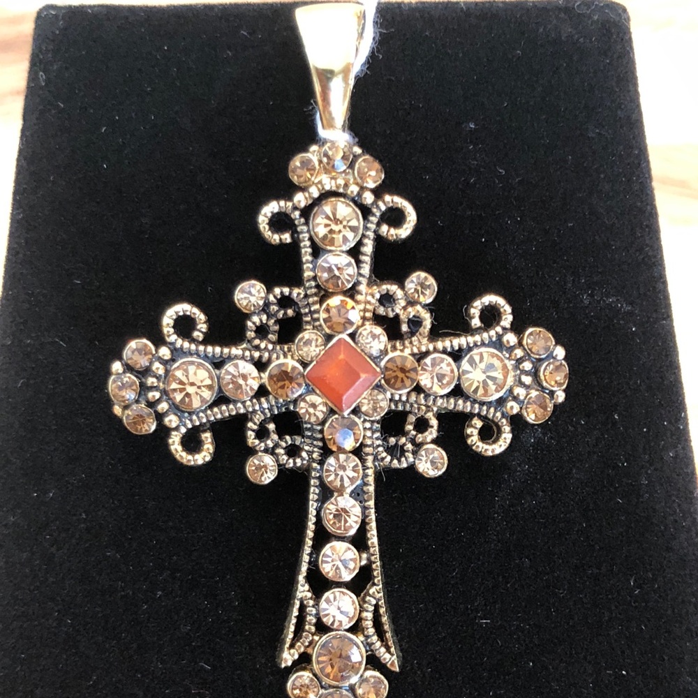 Lia Sophia Cross Pendant